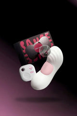 Bow Bow pressure-sensing wearable vibrator in pink